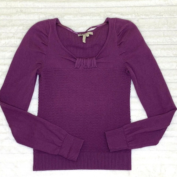 BCBGeneration Purple Sweater Top‎ - Picture 1 of 5